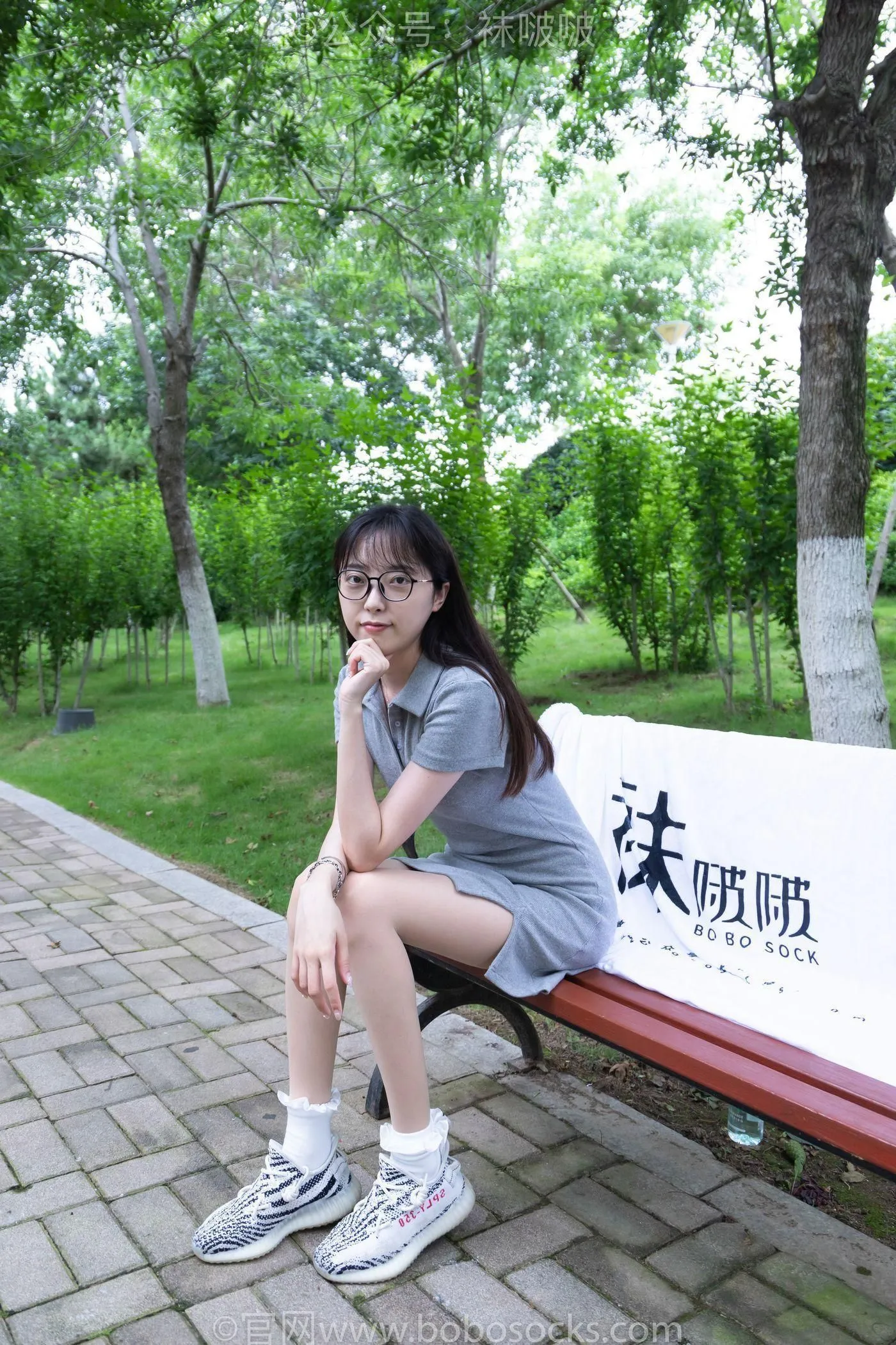 [BoBoSocks袜啵啵]NO.019 稚予-椰子、白棉袜、肉丝 [147P]插图5